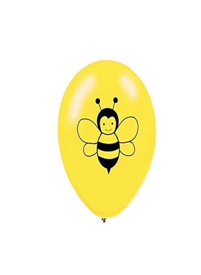 Pink Forest Happy Bee Day Balloons, 15 Pcs Latex Balloons Bumblebee Dots Confetti Balloons for Baby Shower Birthday Party Decorations - Image 4